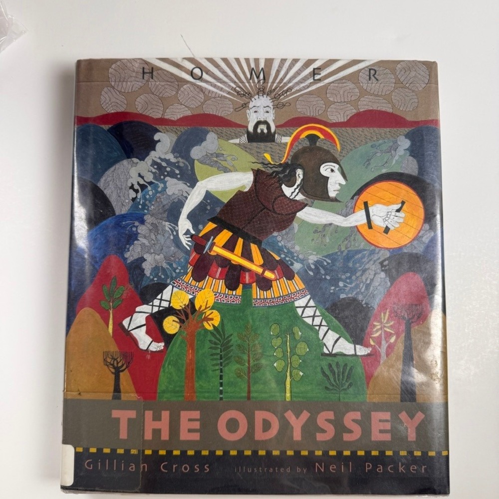 The Odyssey Gillian Cross Neil Packer Illustrated Hardcover Homer Mythology Book
